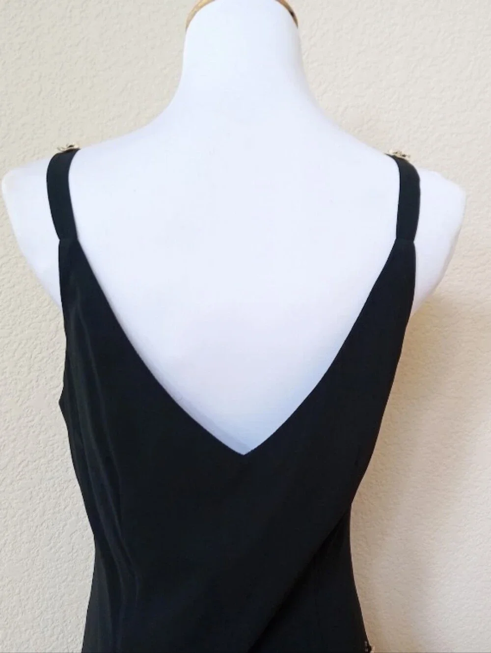R&M Richards vintage 1990s black embroidered and embellished dress - Picture 9 of 10